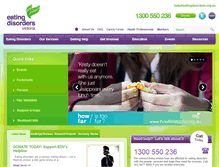 Tablet Screenshot of eatingdisorders.org.au